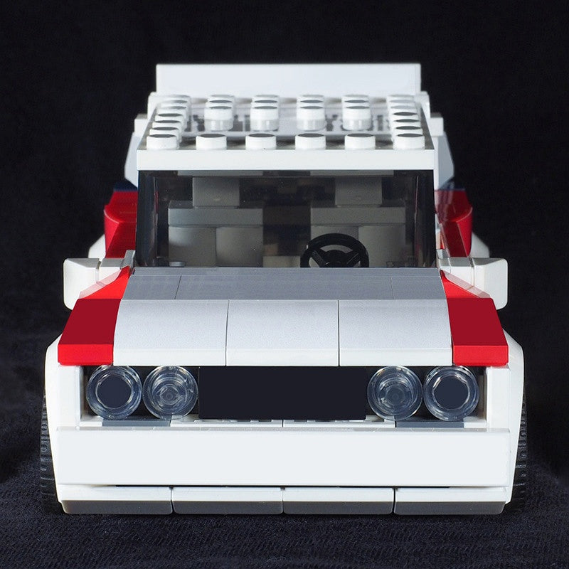 Classic Italian Rally Car Building Kit | 8-Stud Wide Compatible MOC - 2