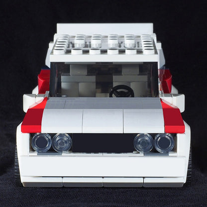 Classic Italian Rally Car Building Kit | 8-Stud Wide Compatible MOC - 2