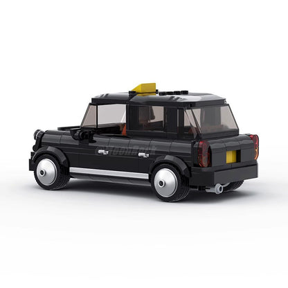 Classic London Black Cab Building Kit | LEGO-Compatible MOC - 2