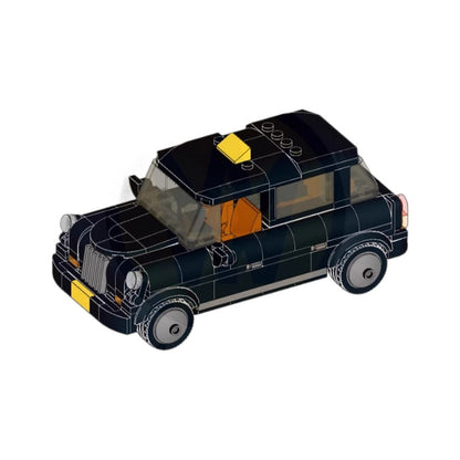 Classic London Black Cab Building Kit | LEGO-Compatible MOC - 5
