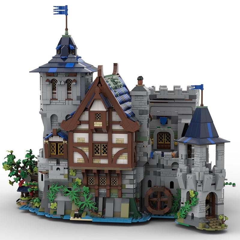Classic Medieval Black Falcon Fortress Building Kit | LEGO-Compatible MOC - 2