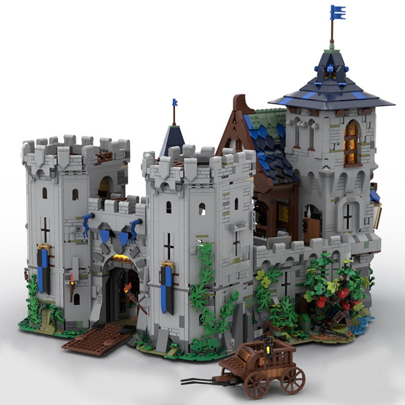 Classic Medieval Black Falcon Fortress Building Kit | LEGO-Compatible MOC - 4