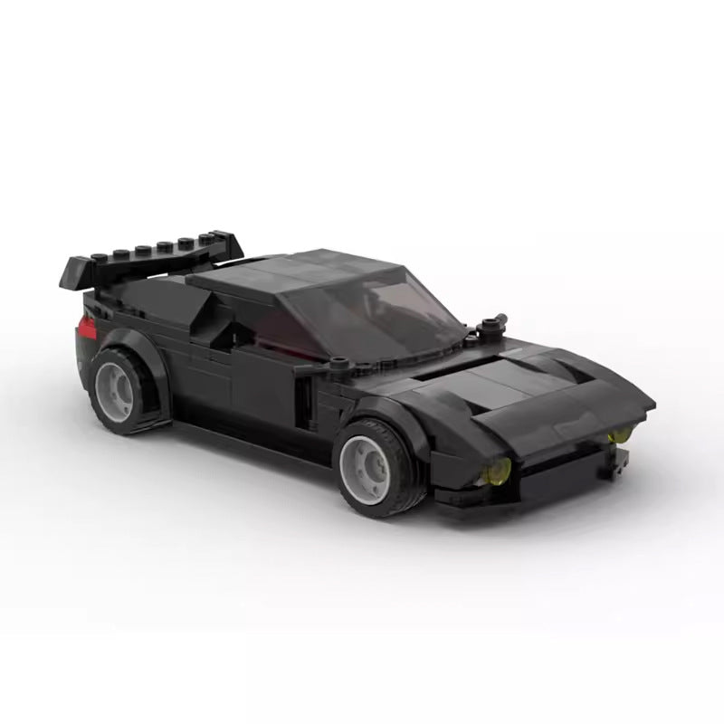 Classic Mid-Engine Sports Car Building Kit | LEGO-Compatible MOC - 1