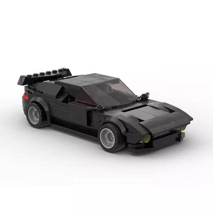 Classic Mid-Engine Sports Car Building Kit | LEGO-Compatible MOC - 1
