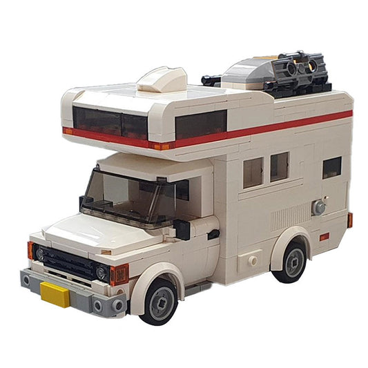 Classic MK2 Camper Van Building Kit | 7-Stud LEGO-Compatible MOC - 1