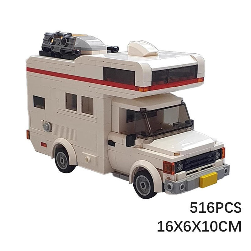 Classic MK2 Camper Van Building Kit | 7-Stud LEGO-Compatible MOC - 4