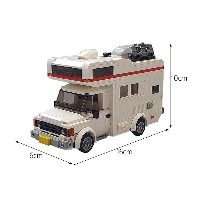 Classic MK2 Camper Van MOC Building Kit | 7-Wide Retro Travel Model - 2