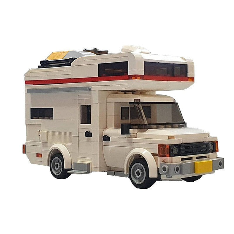 Classic MK2 Camper Van MOC Building Kit | 7-Wide Retro Travel Model - 3