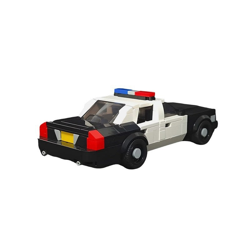 Classic Police Interceptor Sedan MOC Building Kit | LEGO-Compatible MOC - 3