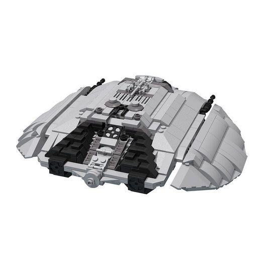 Classic Retro Starfighter Midi MOC Spacecraft Building Kit - 1