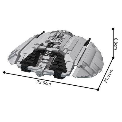 Classic Retro Starfighter Midi MOC Spacecraft Building Kit - 5