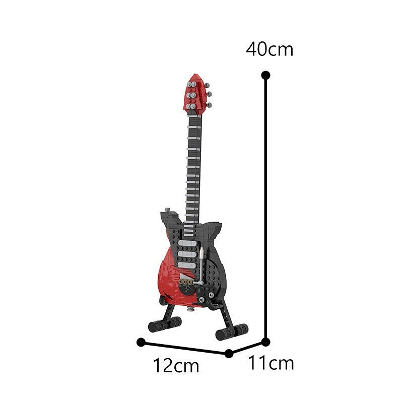 Classic Rock Electric Guitar MOC Building Kit | Display Model - 3