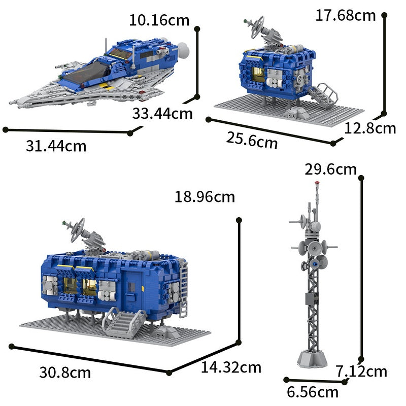 Classic Space Base Building Kit | LEGO-Compatible MOC - 5