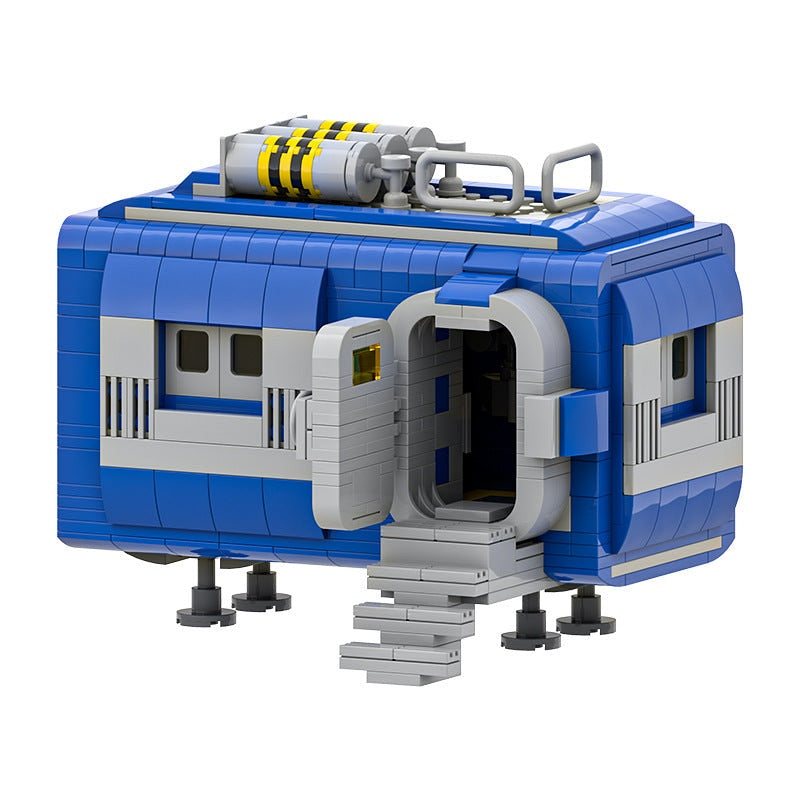Classic Space Base MOC Building Kit | Futuristic Orbital Station Model - 6