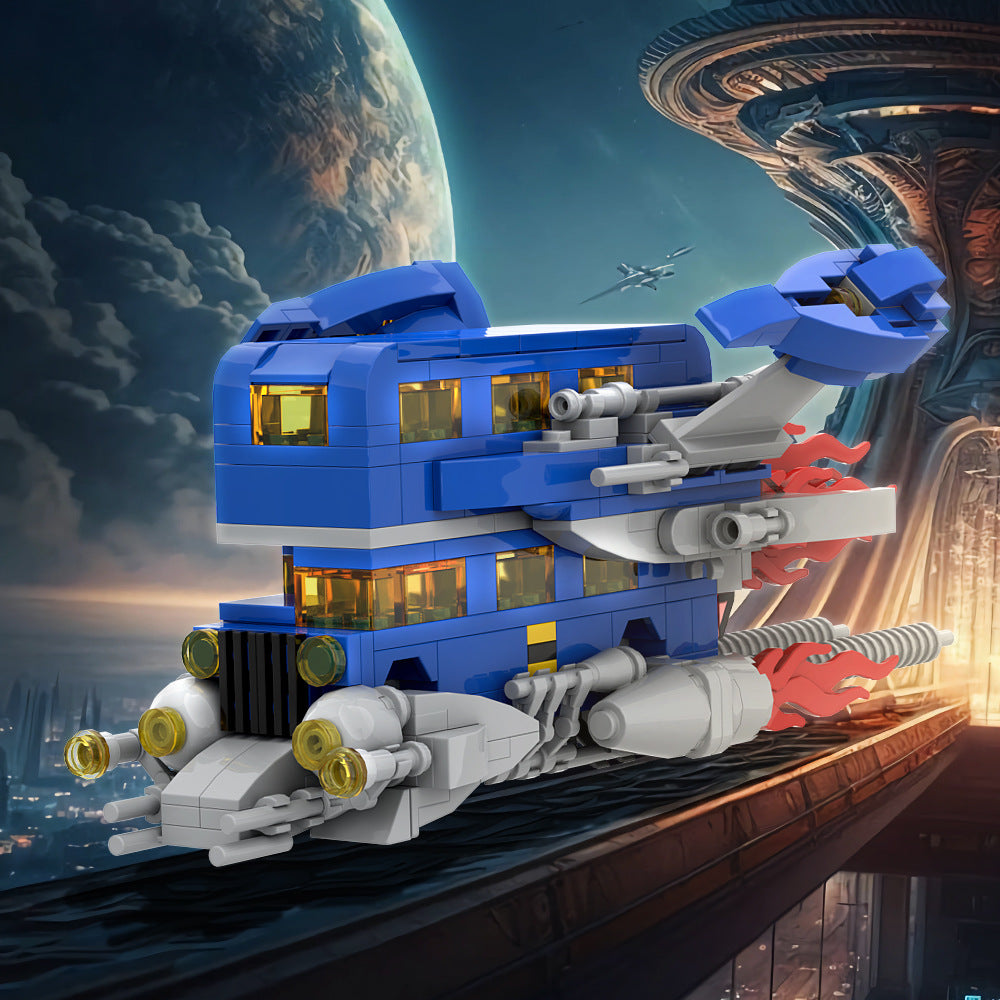 classic space london bus 40220 building set | moc-13102 - 1