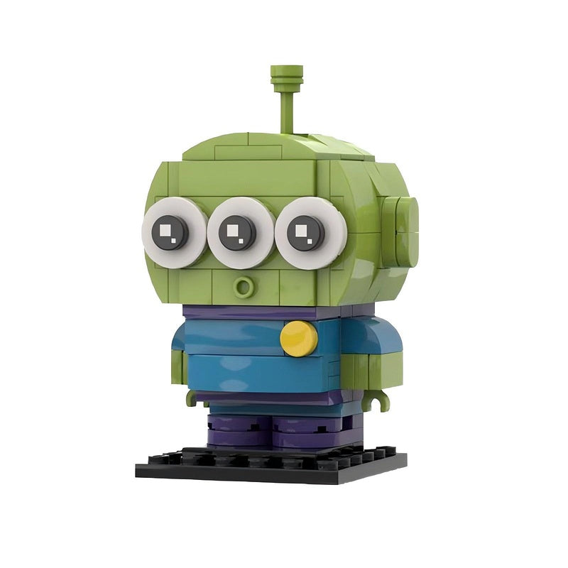 Classic Toy Cube Character MOC Building Kit | Custom Display Model - 2