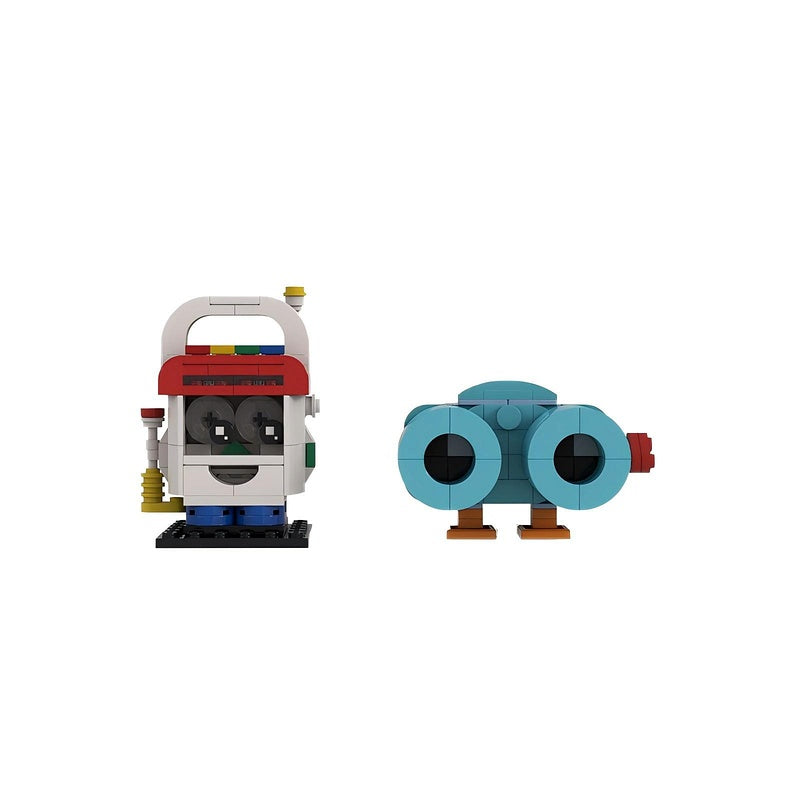 Classic Toy Cube Character MOC Building Kit | Custom Display Model - 6