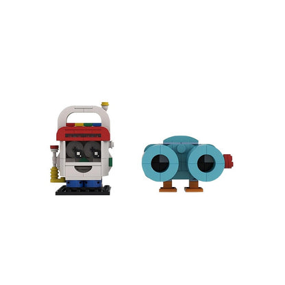 Classic Toy Cube Character MOC Building Kit | Custom Display Model - 6