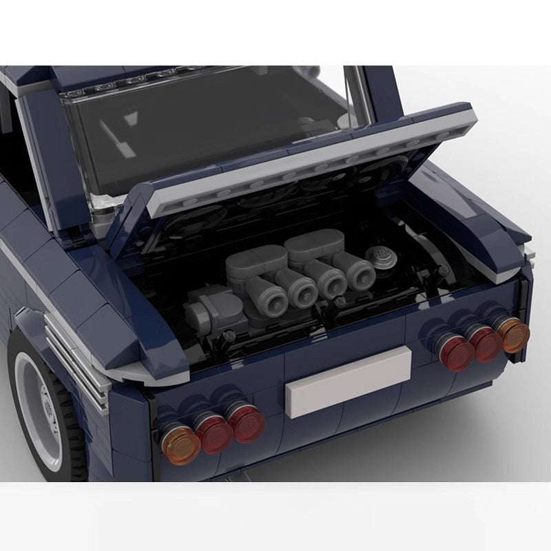 Classic TT Sport Sedan MOC Building Kit | Vintage Sports Car Model - 3