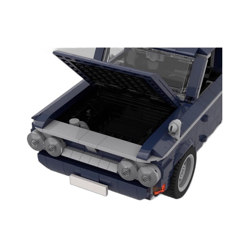 Classic TT Sport Sedan MOC Building Kit | Vintage Sports Car Model - 5