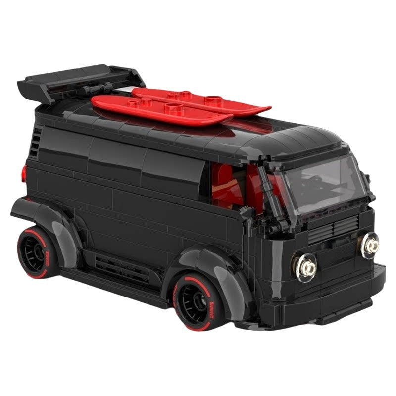 Classic Widebody Rear-Engine Transporter Van MOC Building Kit - 1