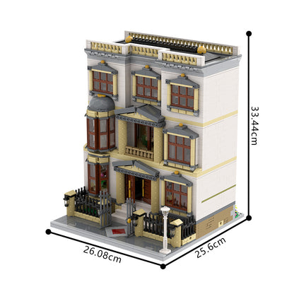 classicism villa building set | lego compatible - 3