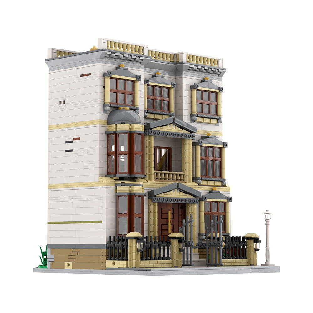 classicism villa building set | lego compatible - 4