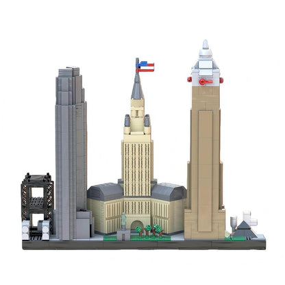 Cleveland Ohio Skyline Building Kit | LEGO-Compatible MOC - 2