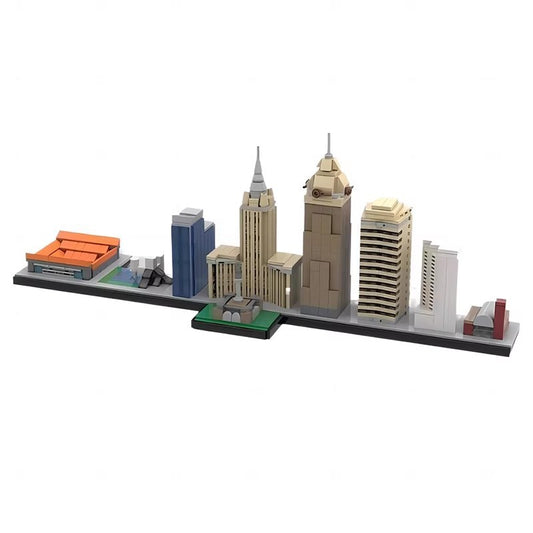 cleveland ohio skyline building kit | moc-62092 - 1