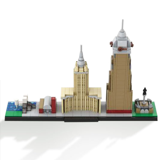 cleveland skyline building set | moc-127113 - 1