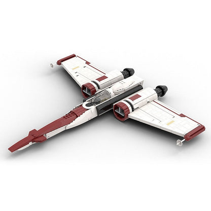 Clone Era Recon Starfighter MOC Spaceship Building Kit - 2