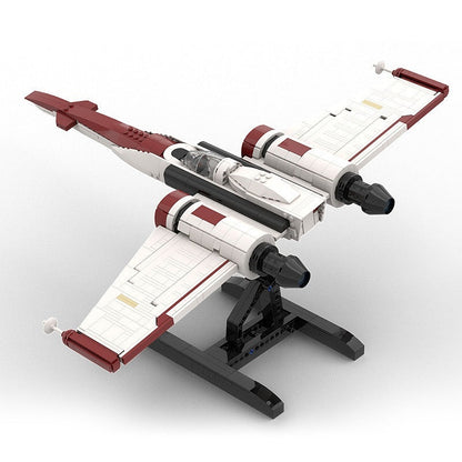 Clone Era Recon Starfighter MOC Spaceship Building Kit - 3