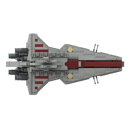 Clone Era Republic Battle Cruiser Building Kit | Sci-Fi Capital Spacecraft - 5