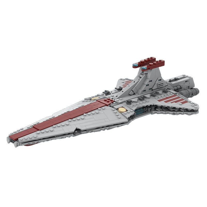 Clone Era Republic Battle Cruiser Building Kit | Sci-Fi Capital Spacecraft - 7