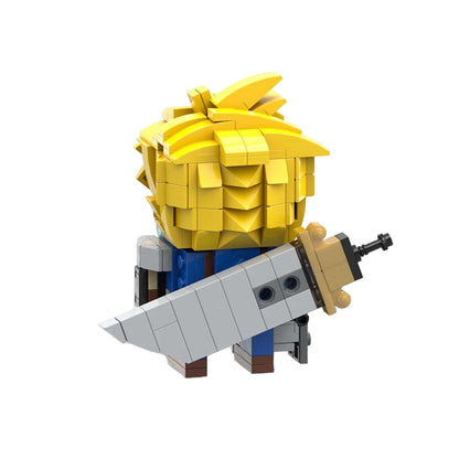 cloud & sephiroth brickheadz building set | final fantasy - 3