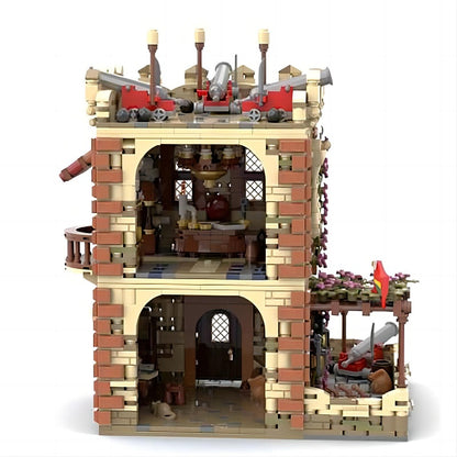 Coastal Island Fortress MOC Historic Watchtower Building Kit - 3