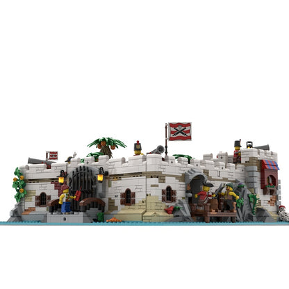 Coastal Soldier Fortress MOC Pirate Architecture Building Kit - 2