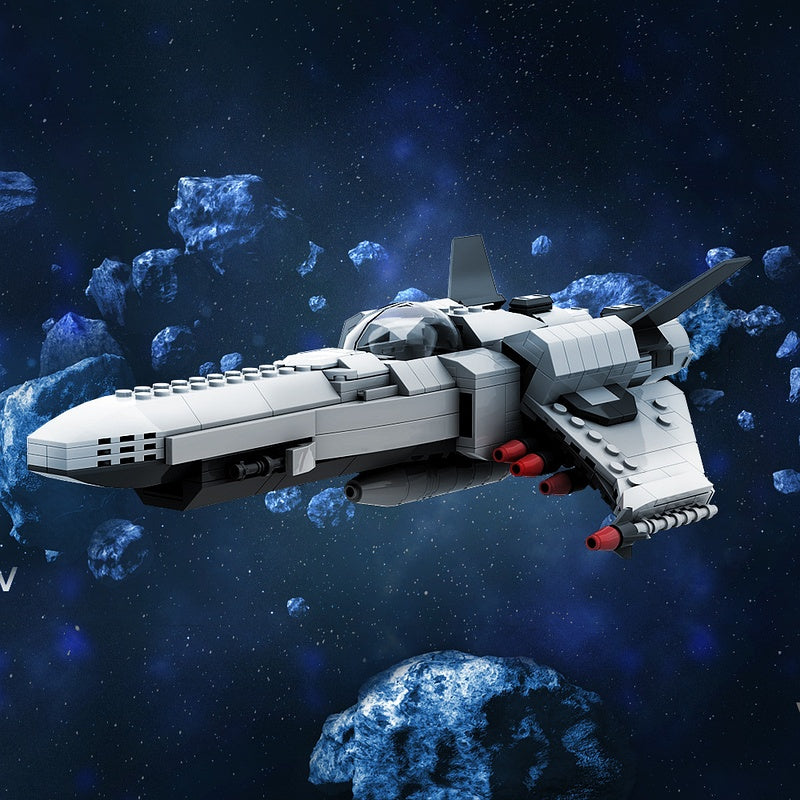 Colonial Fleet Viper Fighter Building Kit | LEGO-Compatible MOC - 1