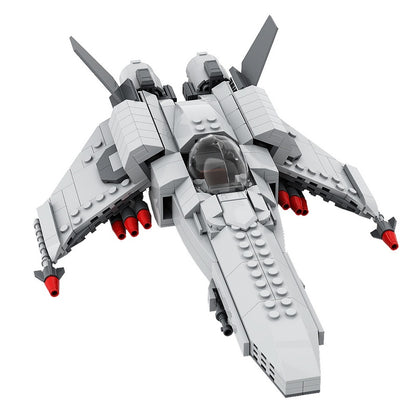 Colonial Fleet Viper Fighter Building Kit | LEGO-Compatible MOC - 6