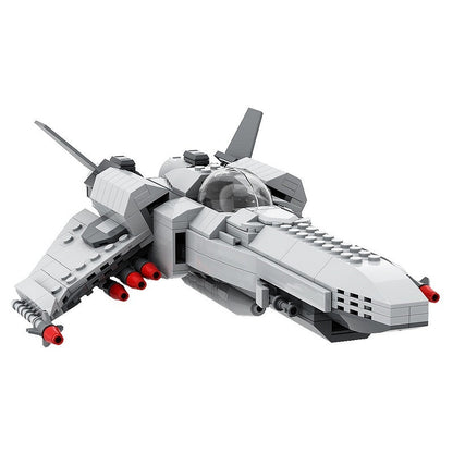 Colonial Fleet Viper Fighter MOC Sci-Fi Starfighter Building Kit - 3