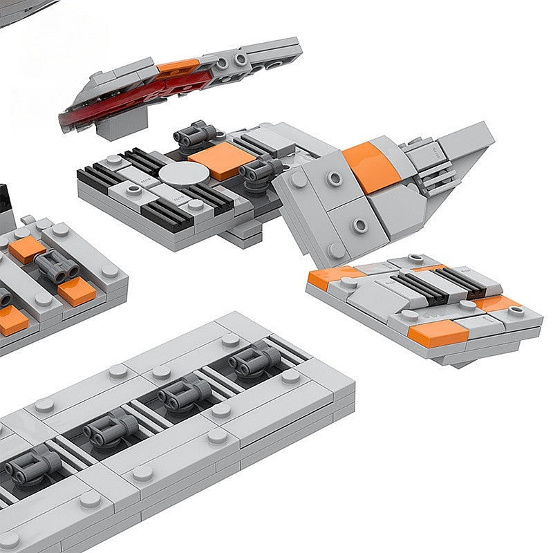 Colonial Minotaur MOC Space Gunship Building Kit | Sci-Fi Starship - 3
