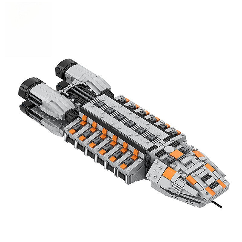 Colonial Minotaur Space Gunship Building Kit | LEGO-Compatible MOC - 1