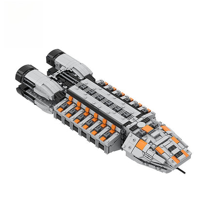 Colonial Minotaur Space Gunship Building Kit | LEGO-Compatible MOC - 1