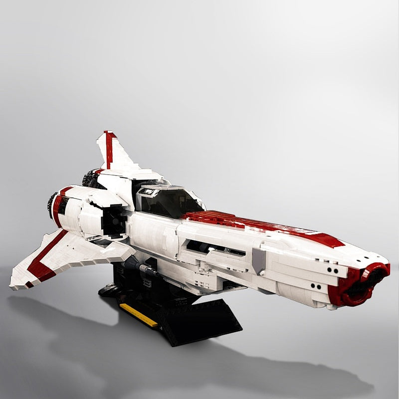 Colonial Starfighter MOC Sci-Fi Spacecraft Building Kit - 3