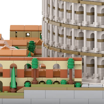 Colosseum MOC Ancient Landmark Architecture Building Kit - 5