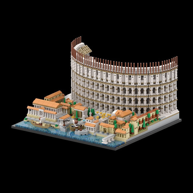Colosseum MOC Ancient Landmark Architecture Building Kit - 6