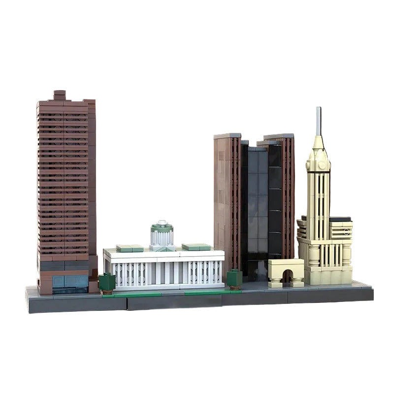 Columbus Skyline Building Kit | LEGO-Compatible MOC - 3