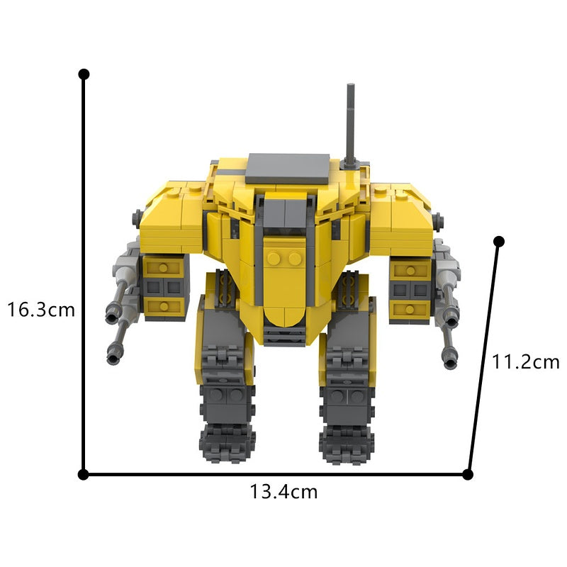 Combat Exosuit Battle Mech Building Kit | LEGO-Compatible MOC - 3