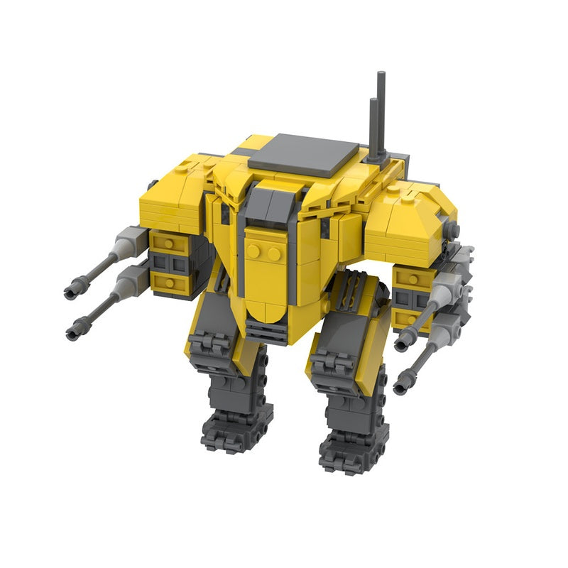 Combat Exosuit Battle Mech Building Kit | LEGO-Compatible MOC - 4