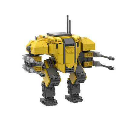 Combat Exosuit Battle Mech MOC Building Kit | Futuristic Robot Model - 1
